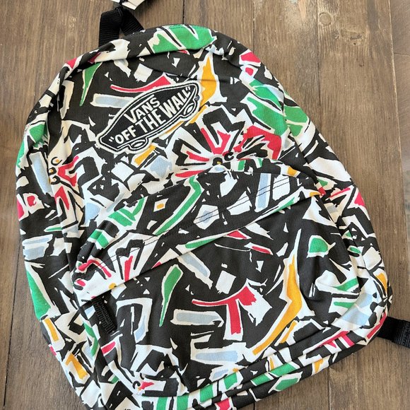 Vans OLD SKOOL Off The Wall Backpack NEW Realm Abstract School Bag … - Picture 7 of 8